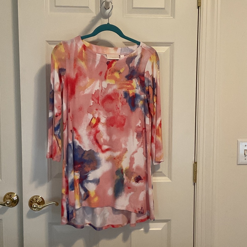 Belle by Kim Gravel Multicolor Abstract Tunic